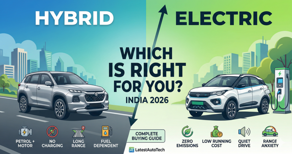 EV vs Hybird Car comparison